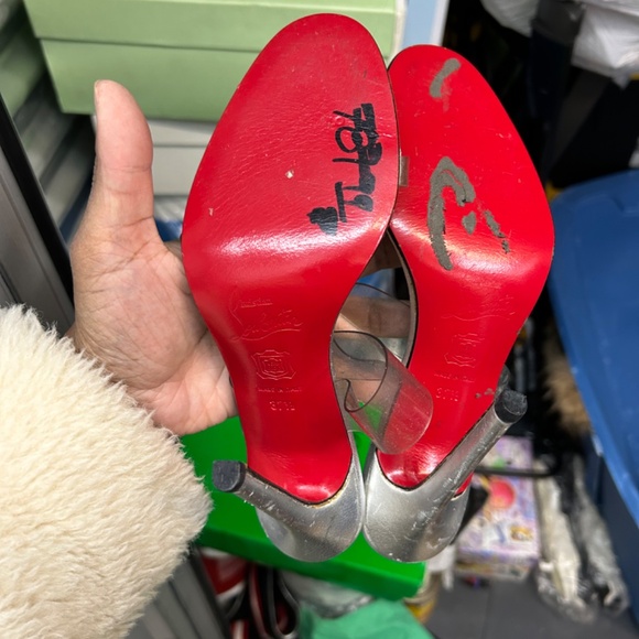 Christian Louboutin 100mm Just Nothing double-strap sandals - Picture 9 of 9